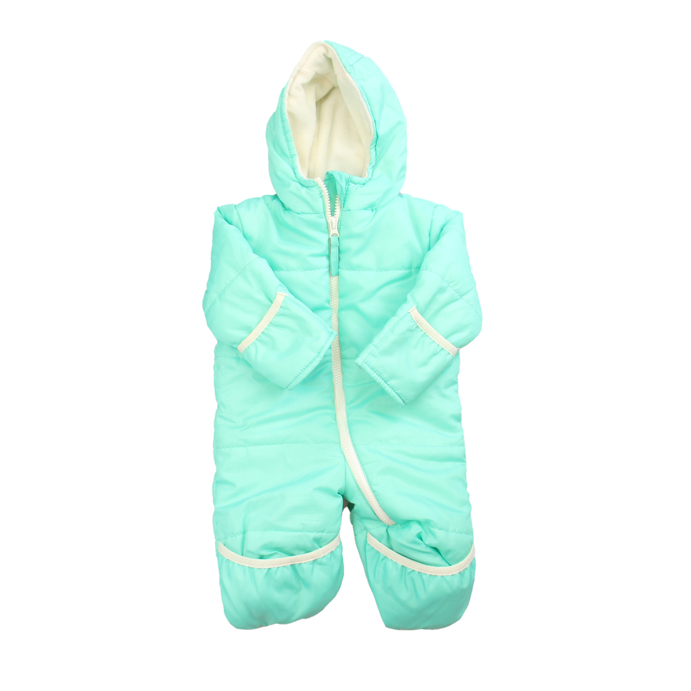Wippette Kids Unisex Turquoise Snowsuit size: 3-6 Months